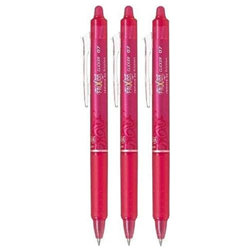 Bolígrafos Retráctiles Frixion Clicker Pink, Bolígra...