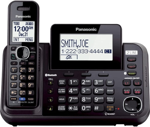 Teléfono Panasonic Inalámbrico 2 Líneas