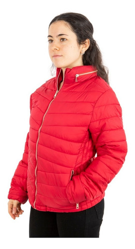 Imagen 2 de 5 de Campera Niña Nena Inflable Capucha Oculta Polo Club