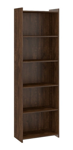 Imagen 1 de 2 de Mueble Librero/estante Alto De 5 Niveles Castaño 0700.84