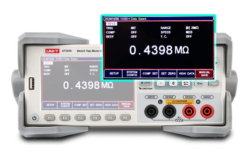 Manejador Micro Ohmimetro Uni-t Serie Dispositivo Usb Host