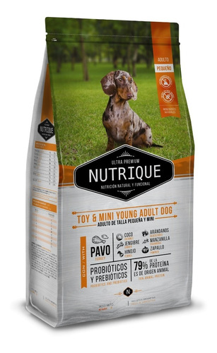 Alimento Perros Adult Pequeños Nutrique Ultra Premium 3kg 