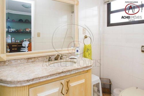 Imagem 23 de 30 de Cobertura Duplex Extraordinária À Venda Com 4 Suítes, 5 Salas, Piscina E Incrível Área Gourmet, 390 M² Por R$ 2.700.000 - Ponta Da Praia - Santos/sp - Co0095