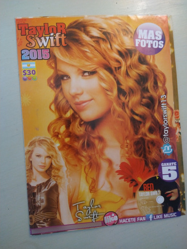 Taylor Swift Reviposter 83 X 56 Cms Y 5 Pósters N° 1 '2015