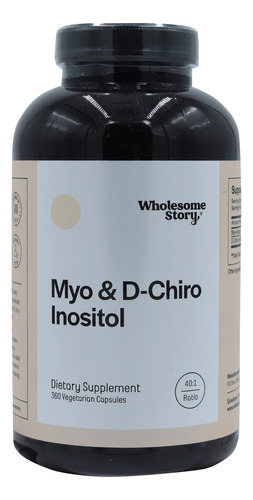 Myo & D-chiro Inositol 360 Capsulas Vegetarianas