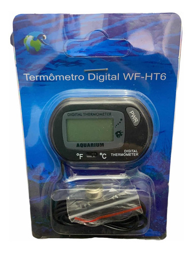 Termômetro Digital Externo Wfish Wf-ht6 Com Sensor P Aquário