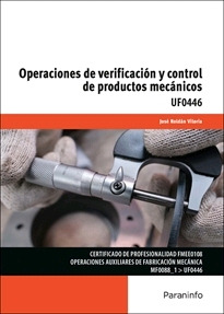 Libro Operaciones De Verificación Y Control De Productos Mec