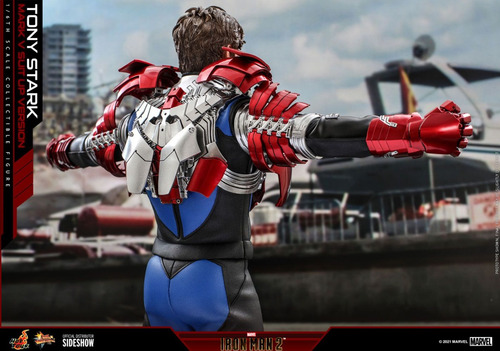 Hot Toys 1:6 De Escala Tony Stark (mark V Suit Up)
