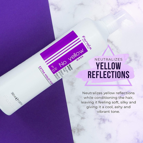 Tônico De Cabelo Fanola No Yellow Mask Anti Brass 1l Para Lo
