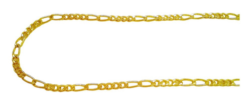 Cadena Oro Rose Gold Filled 14k - Eslabon Mediano 4x2 - 60cm
