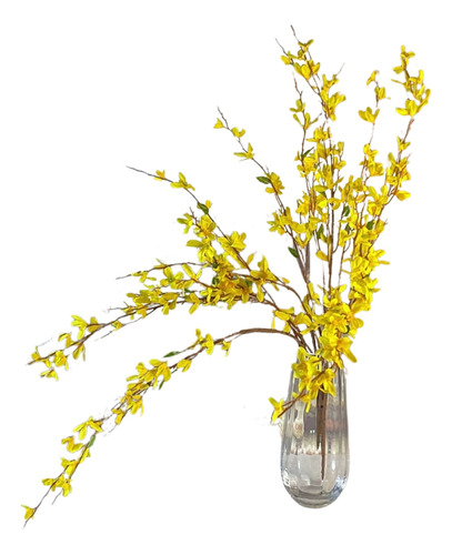 Vara Artificial De Forsythia | 5 Ramas | 77cm