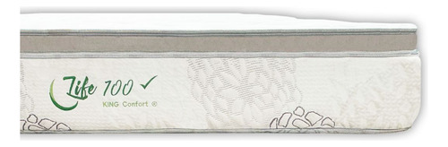 Colchón Matrimonial Memory Foam Ergonómico Color Blanco