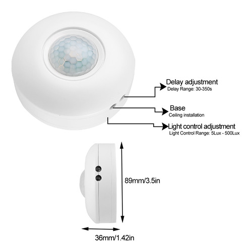 Sensor De Infrarrojos De 12 V Dc Pir, Sensor De Movimiento C