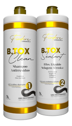 Botox Capilar Liquido Profissional 2x1000ml
