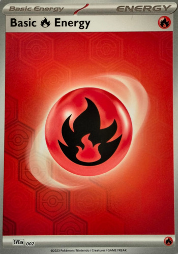 Pokemon Tcg Basic Fire Energy 002 Foil