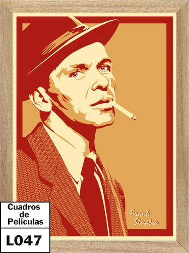 Frank Sinatra , Cuadro, Poster, Música L047