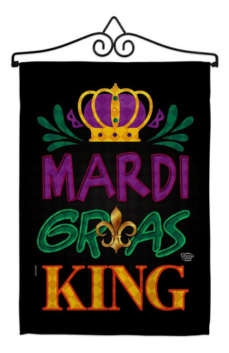 Mardi Gras King Dorm Decor Banner Arte De La Pared Asta De B