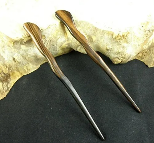 Jwl (2)se Asiático Rayas Ébano Espiral De 6 Pulgadas De Pelo