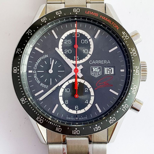 Imagem 2 de 8 de Tag Heuer Carrera Lewis Hamilton 41mm Edição Limitada