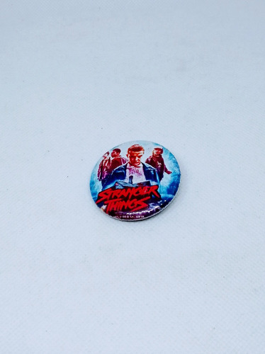 Imagem 1 de 3 de Botton Stranger Things | 38 Mm | Kpop | Broche | Pin