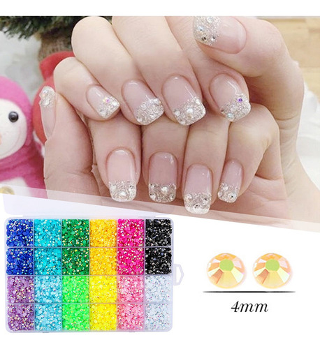 Jja Maquillaje Ropa Zapatos Cara Pedrería Flatback 4 Mm