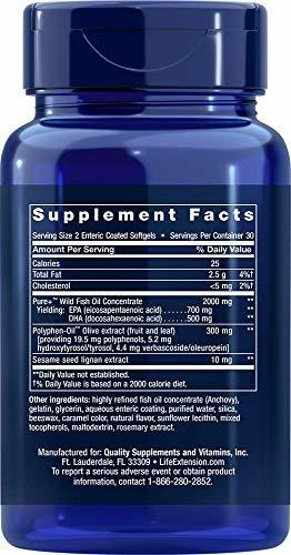 Imagen 2 de 6 de Life Extension Super Omega-3 (aceite De Pescado) Epa / Dha C