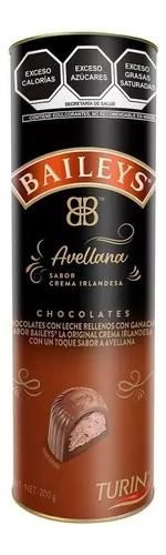 Turin Chocolate Baileys Avellana Tubo 200gr