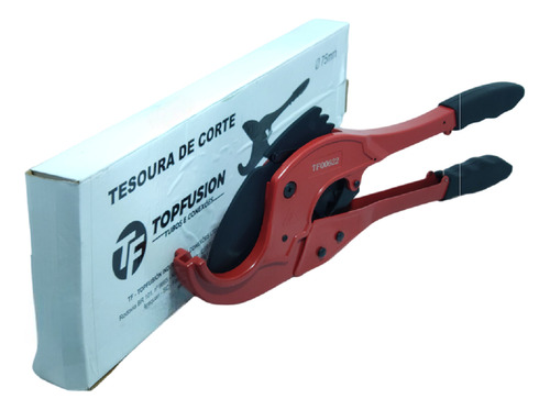Tesoura De Cortar Tubo Ppr Até 75mm Topfusion