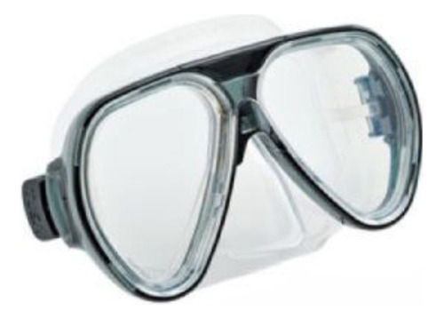 Kit Equipo Máscara Y Snorkel Tusa Uc-2546 Color Negro