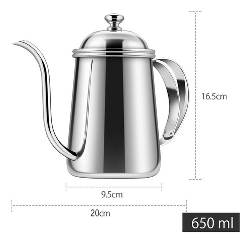 Hervidor De Café Con Forma De Goteo Manual Con Asa