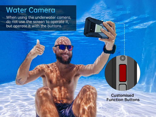 Teléfono Robusto Unihertz Shark 3 De 8849, 32 Gb, 512 Gb, 11600 Mah, 120 W, Cargador De 8300 G