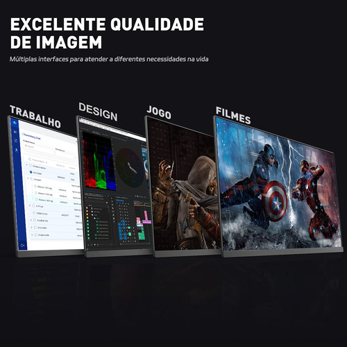 Monitor Rehisk 22 Polegadas Ips Full Hd 75hz Para Escritório