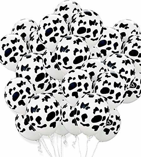 25pcs Cow Balloons Divertidos Cow Print Globos Para Dyts5