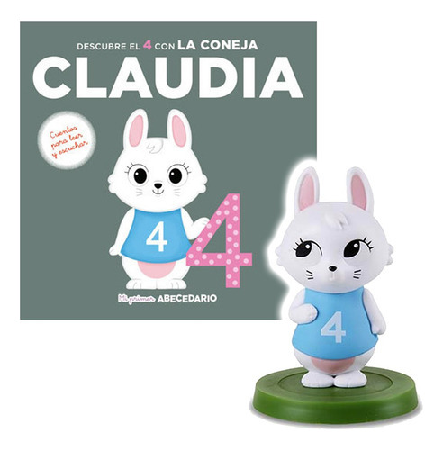 Mi Primer Abecedario N° 21 Descubre El 4 Con Coneja Claud 