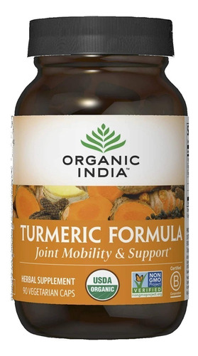 Turmeric Formula 90caps, Organic India,