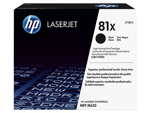 Toner Hp 81x Cf281x 281x Doble Carga M604 M605 M606 M630 Ori