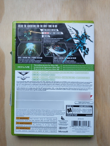 Zone Of The Enders Hd Collection Xbox360 (Usado)