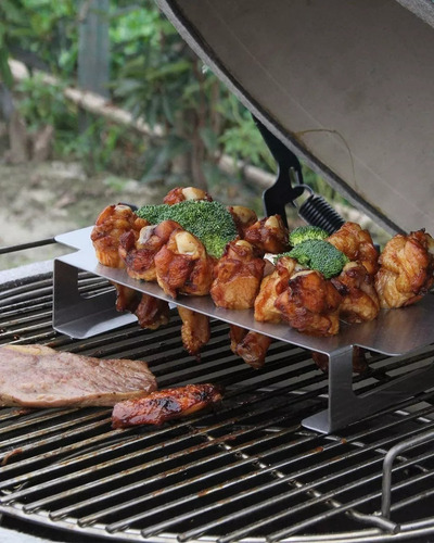 Tabla De Acero Inoxidable: Para Parrilla, Ahumador Y Horno