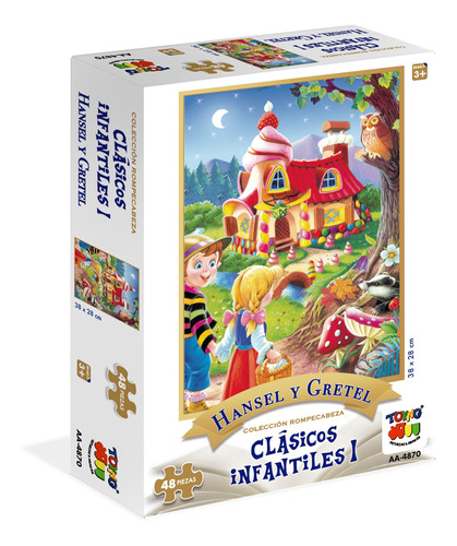 Puzzle 48 Pcs - Hansel Y Gretel