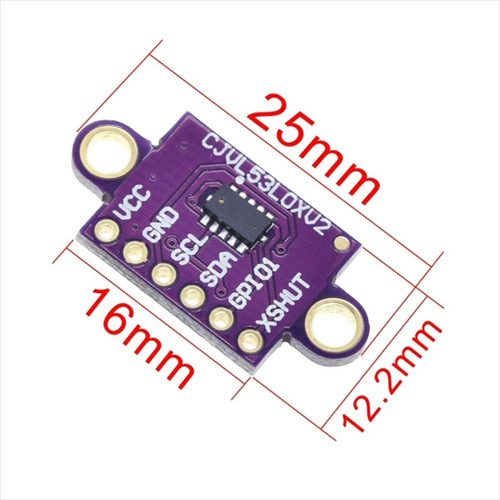 Pack 3 Modulo Vl53l0x Sensor Distancia Laser Vl53l0 Arduino
