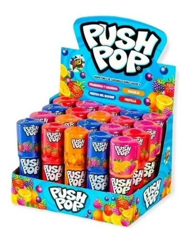 Dulce Chupete Push Pop 20 Unidades