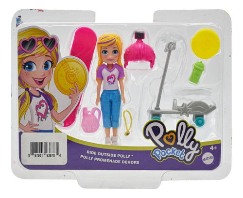 Polly Pocket Paseo Al Aire Libre Con Accesorios Mattel Cd