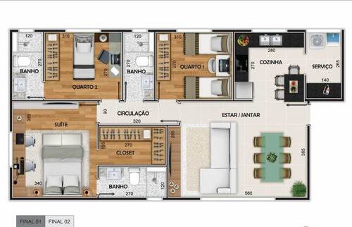 Imagem 17 de 22 de Apartamento Com 3 Quartos Para Comprar No Cidade Nova Em Belo Horizonte/mg - 17204