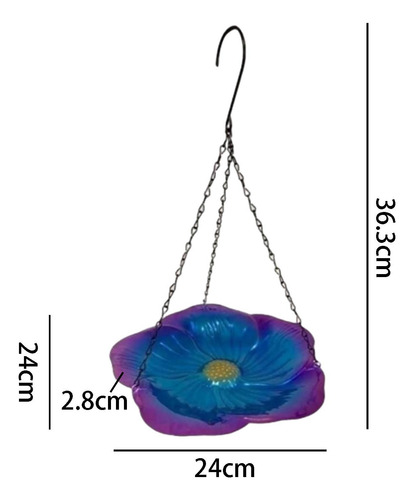 Pendurado Banho De Pássaros Pendurado Birdbath Alimentador