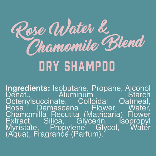 Aveeno Agua De Rosas Y Manzanilla Suave ChampĂș En Seco, De 5