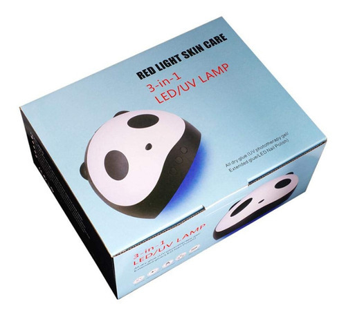 Cabina Led Secador De Uñas Panda 3 En 1 Led/uv 36 W Color Blanco