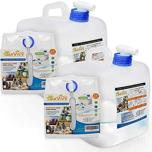 Collapsible Contenedor De Agua Con Salpicaduras, Bpa Qdqlr