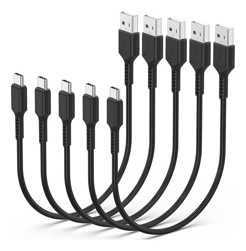 N Cable Usb C Corto De 1 Pie, Paquete De 5 Cables De