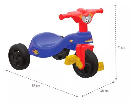 Triciclo Velotrol Motoca Infantil Menina Menino Empurrador