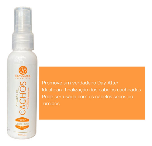 Kit Para Cabelos Do Ondulado Ao Crespo 6 Prod Samontte